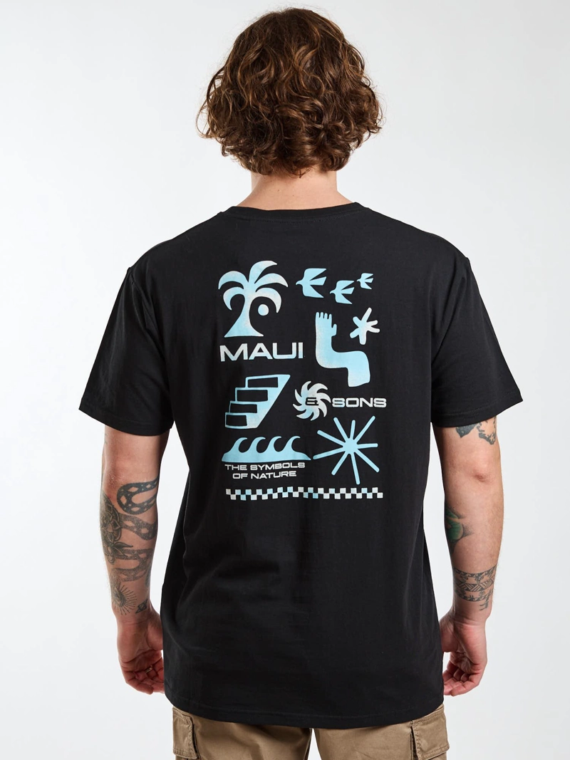 POLERA MC COAST NEGRO HOMBRE MAUI AND SONS - 2