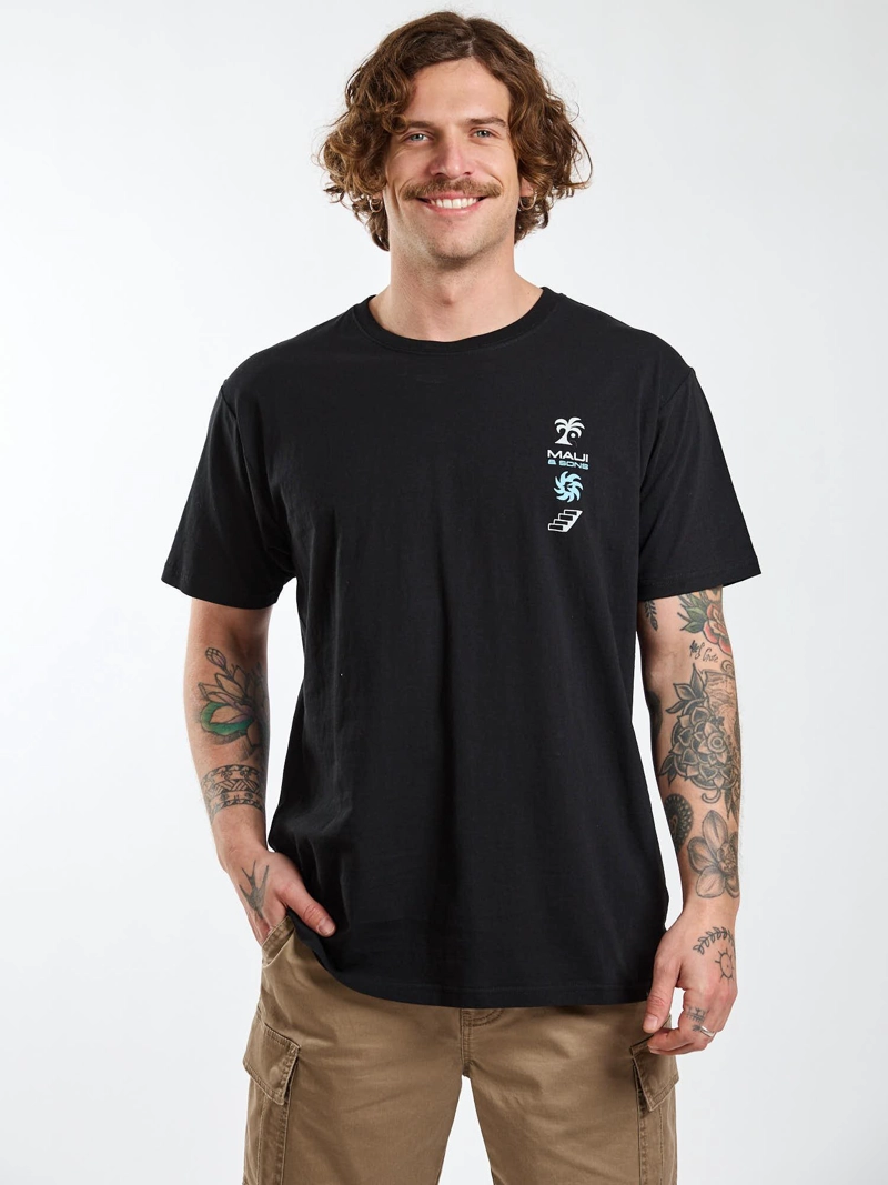 POLERA MC COAST NEGRO HOMBRE MAUI AND SONS - 7