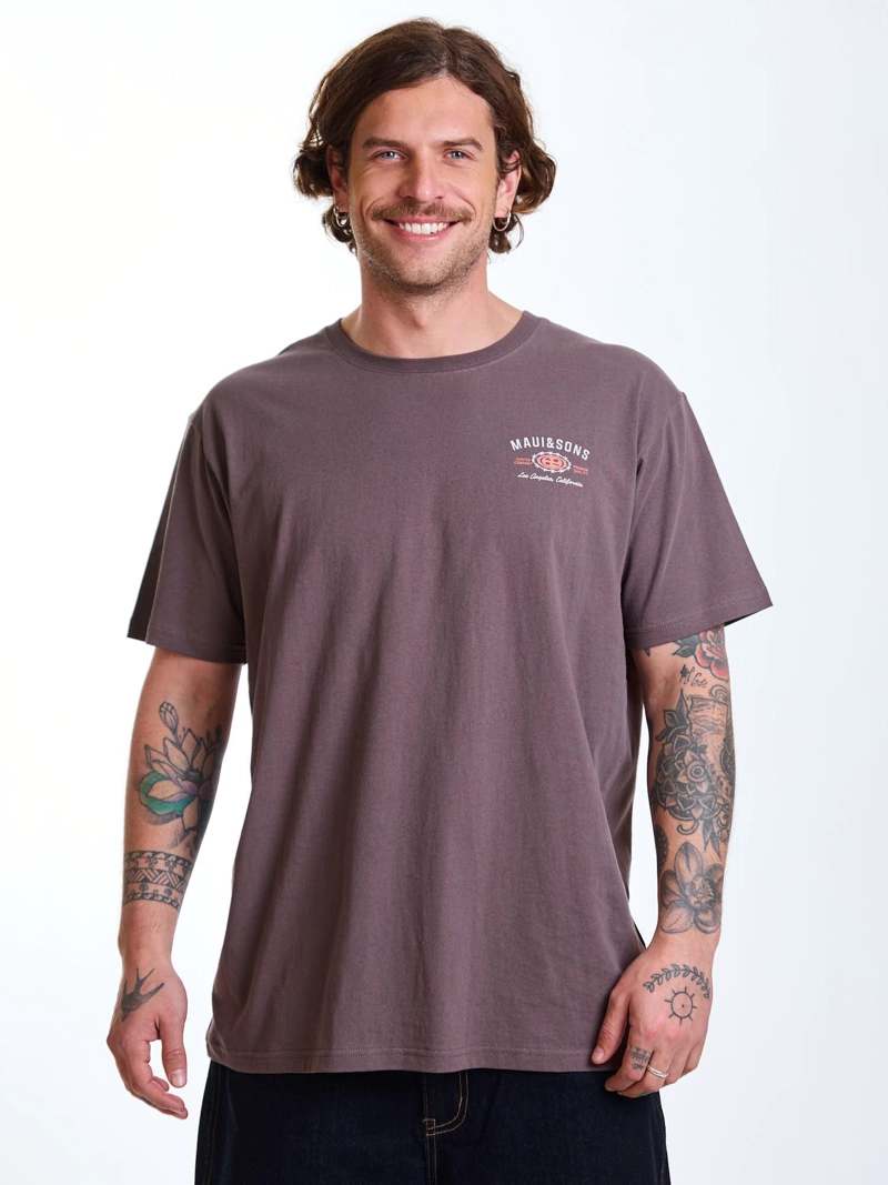 POLERA MC SURFER CAFE  HOMBRE MAUI AND SONS - 1