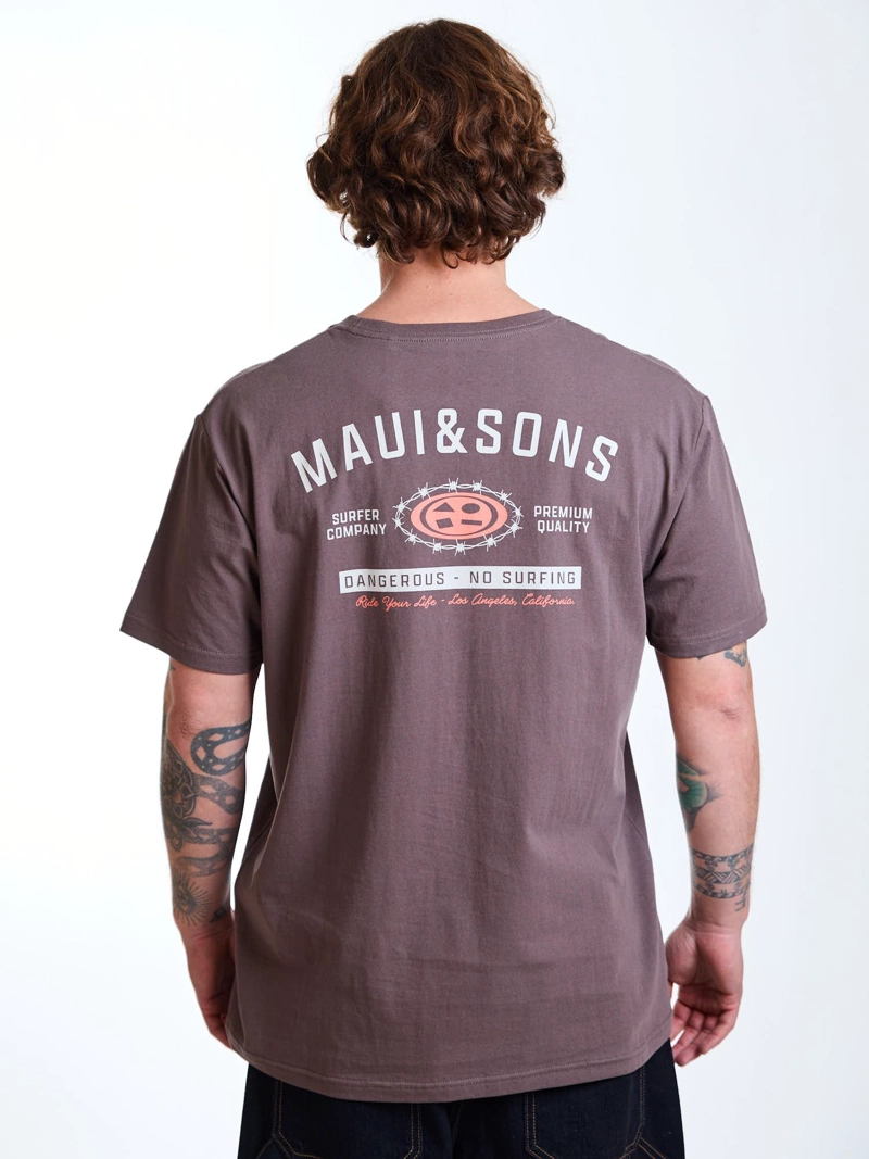 POLERA MC SURFER CAFE  HOMBRE MAUI AND SONS - 2