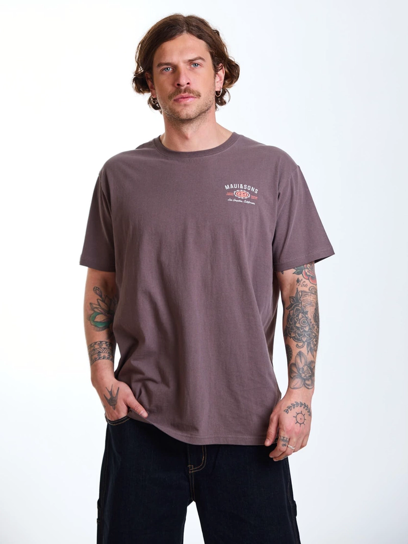 POLERA MC SURFER CAFE  HOMBRE MAUI AND SONS - 7