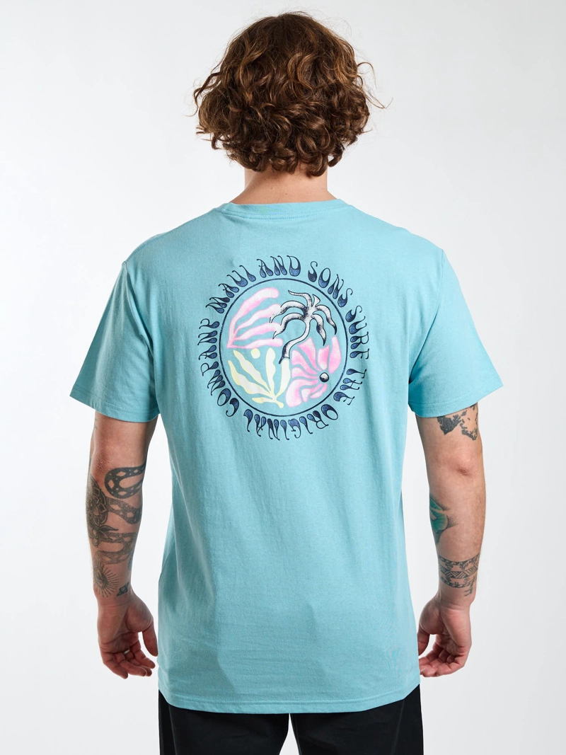 POLERA MC OCEAN CELESTE HOMBRE MAUI AND SONS - 2