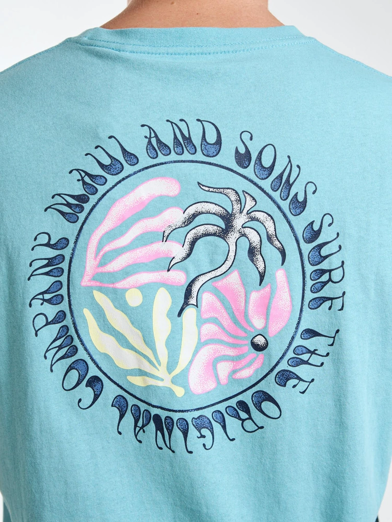 POLERA MC OCEAN CELESTE HOMBRE MAUI AND SONS - 4