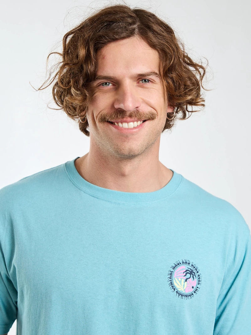 POLERA MC OCEAN CELESTE HOMBRE MAUI AND SONS - 5