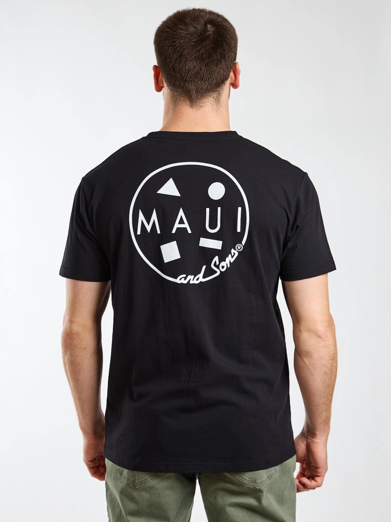 POLERA MC PALMS NEGRO HOMBRE MAUI AND SONS - 2