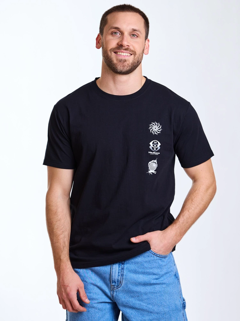 POLERA MC CHILL NEGRO HOMBRE MAUI AND SONS - 1