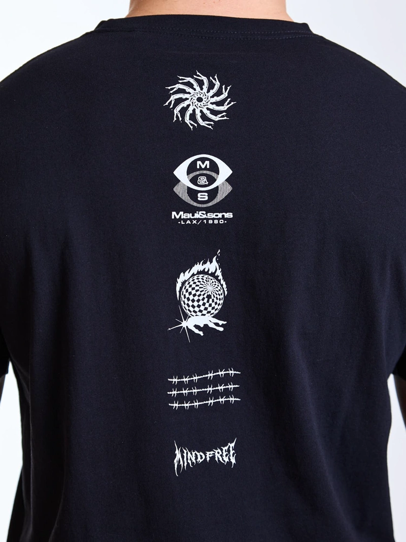 POLERA MC CHILL NEGRO HOMBRE MAUI AND SONS - 4