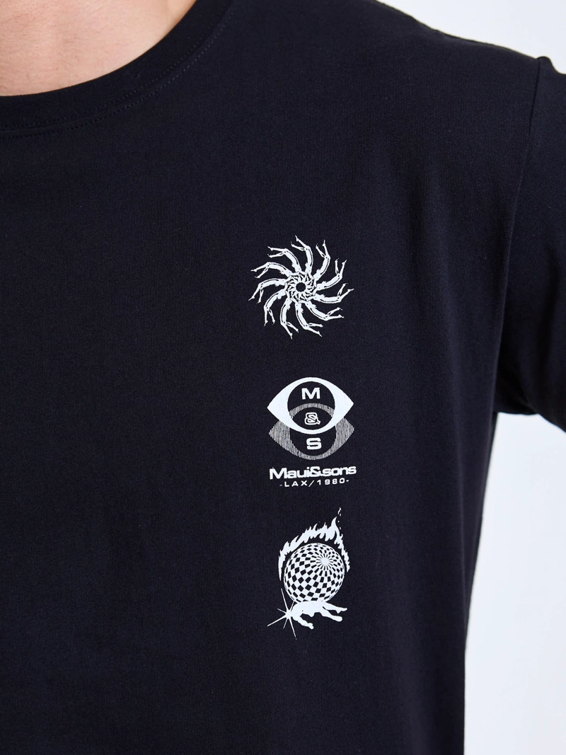 POLERA MC CHILL NEGRO HOMBRE MAUI AND SONS - 6