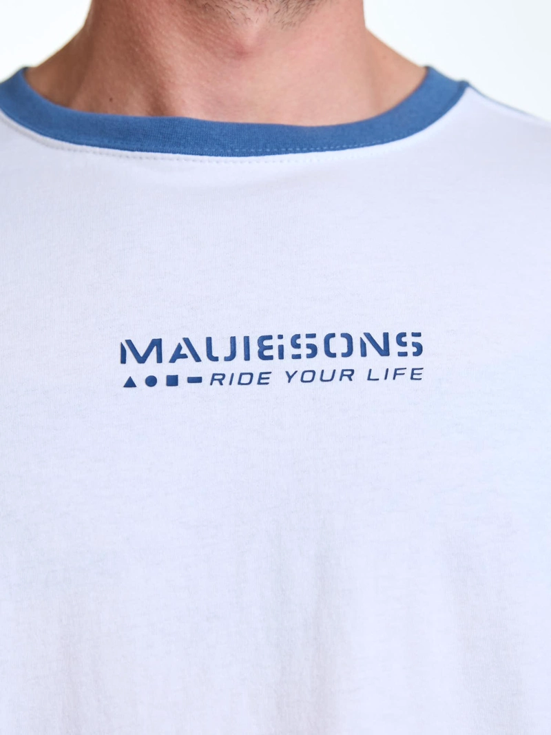 POLERA MC SALTY BLANCO HOMBRE MAUI AND SONS - 5