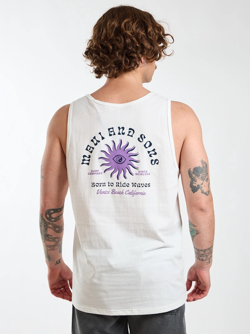 POLERA SM RIDE BLANCO HOMBRE MAUI AND SONS - 2