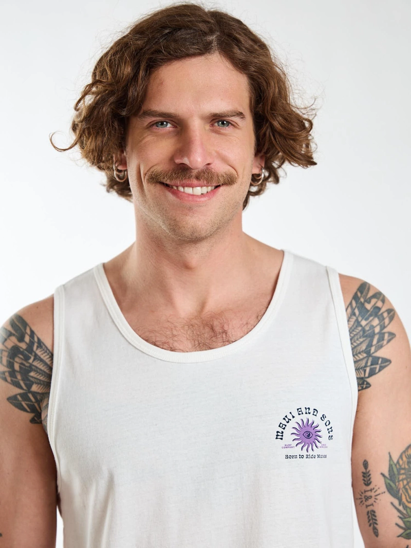 POLERA SM RIDE BLANCO HOMBRE MAUI AND SONS - 5