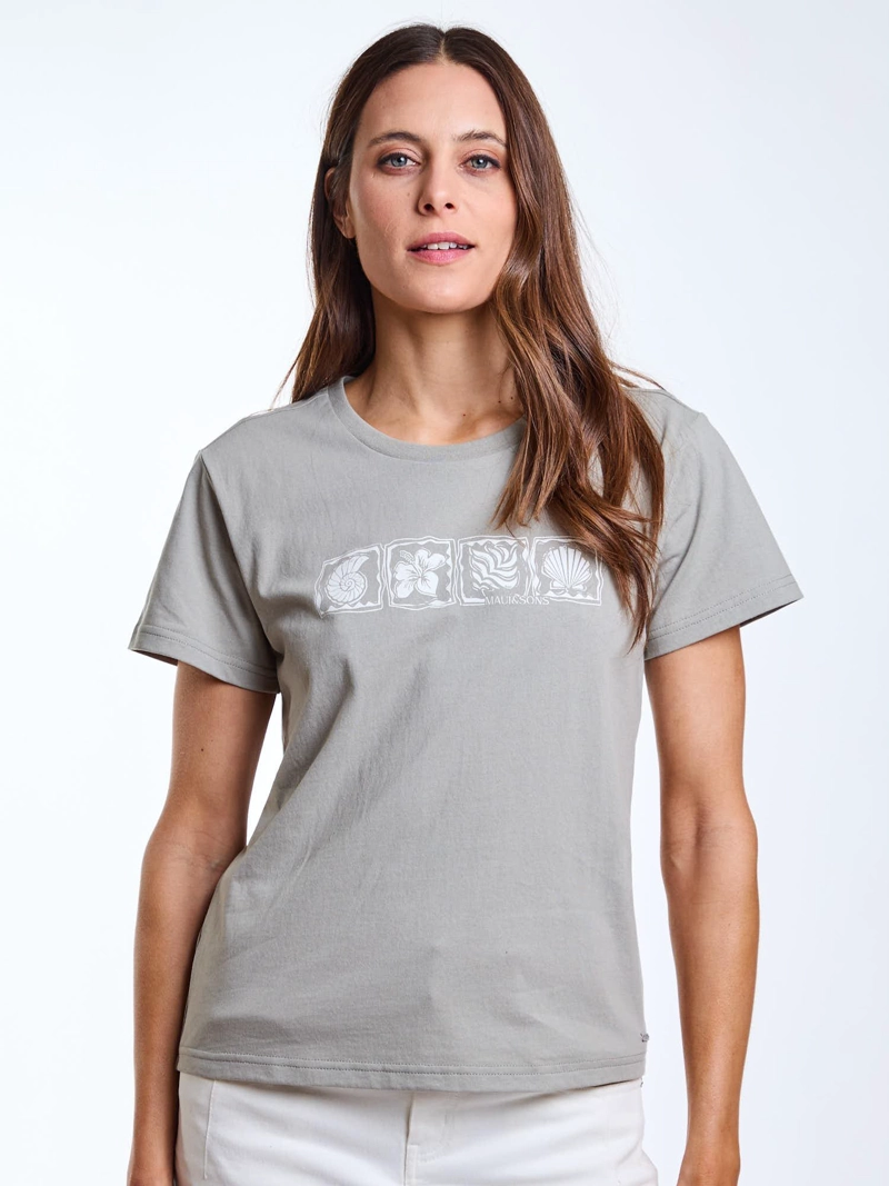 POLERA MC NOMA VERDE MUJER MAUI AND SONS - 1