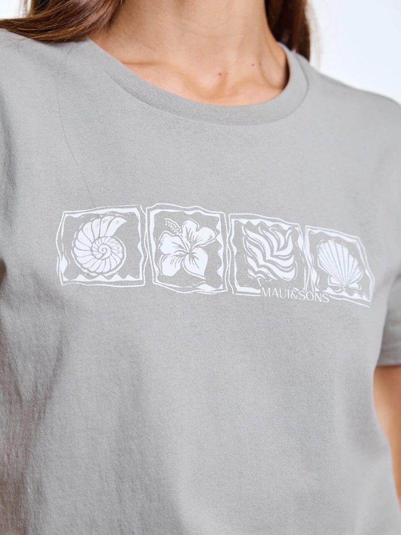 POLERA MC NOMA VERDE MUJER MAUI AND SONS - 5