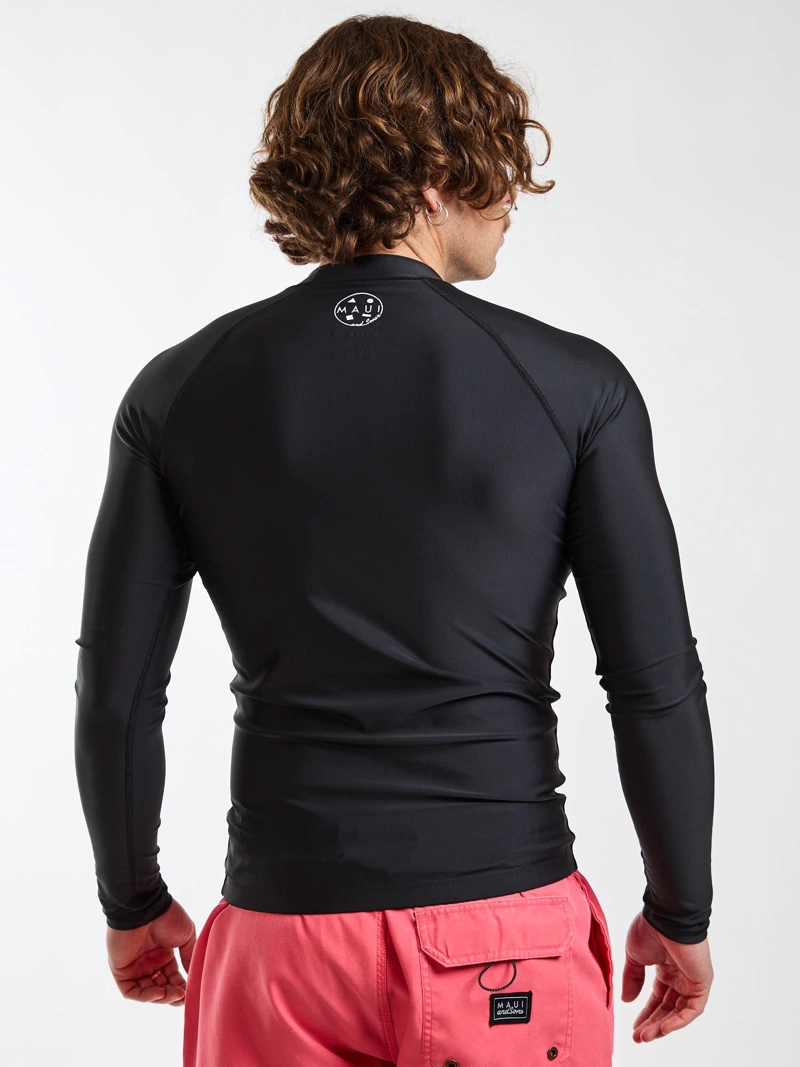 POLERA UVP TROPIC NEGRO HOMBRE MAUI AND SONS - 2