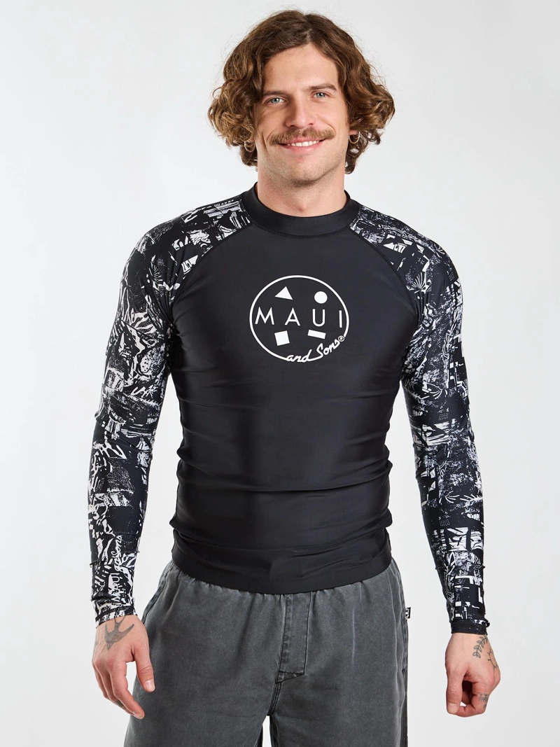 POLERA UVP ALOHA MULTICOLOR HOMBRE MAUI AND SONS - 1