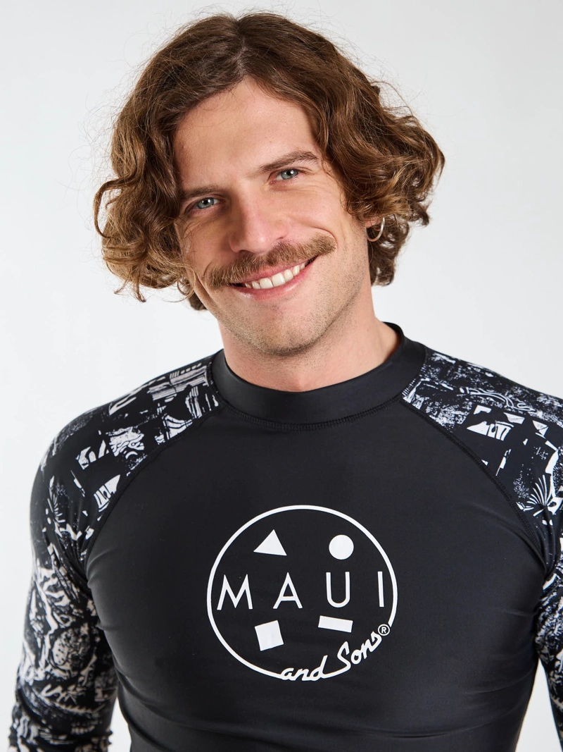 POLERA UVP ALOHA MULTICOLOR HOMBRE MAUI AND SONS - 5