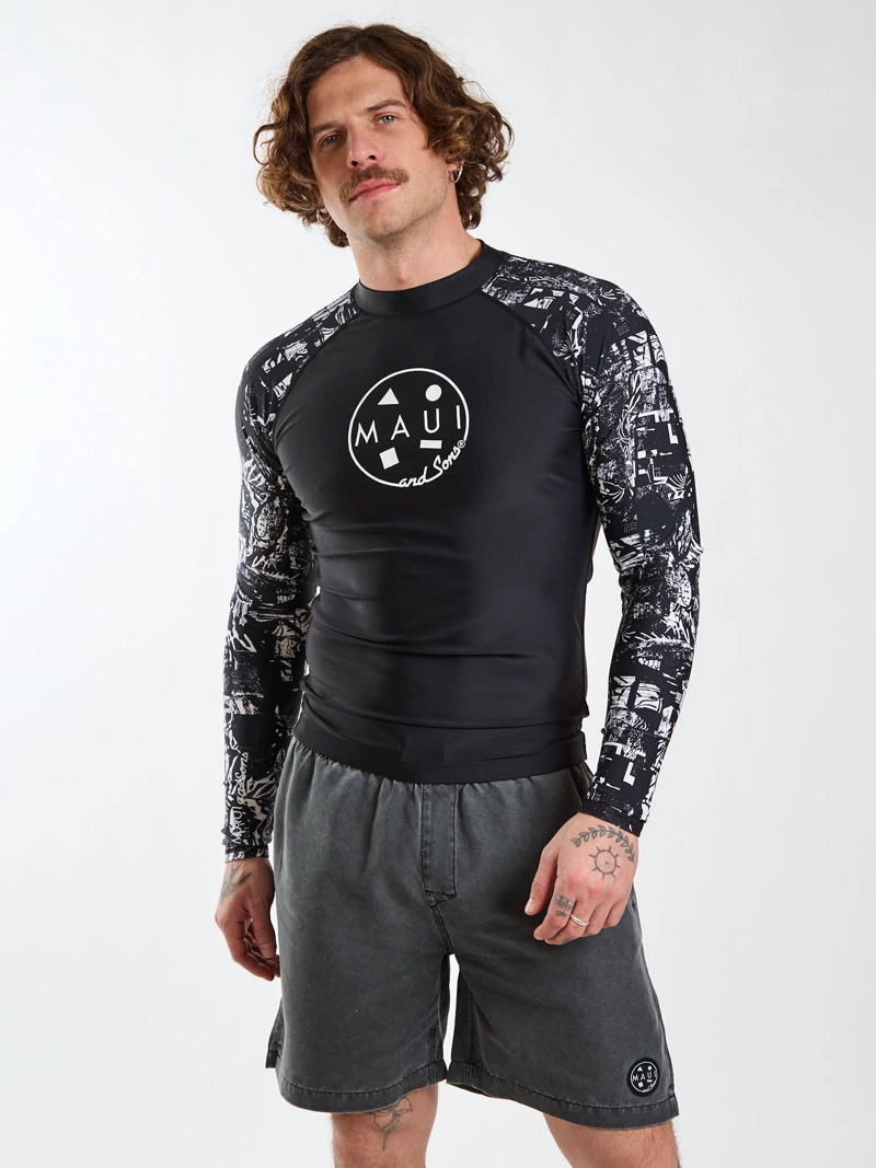 POLERA UVP ALOHA MULTICOLOR HOMBRE MAUI AND SONS - 8