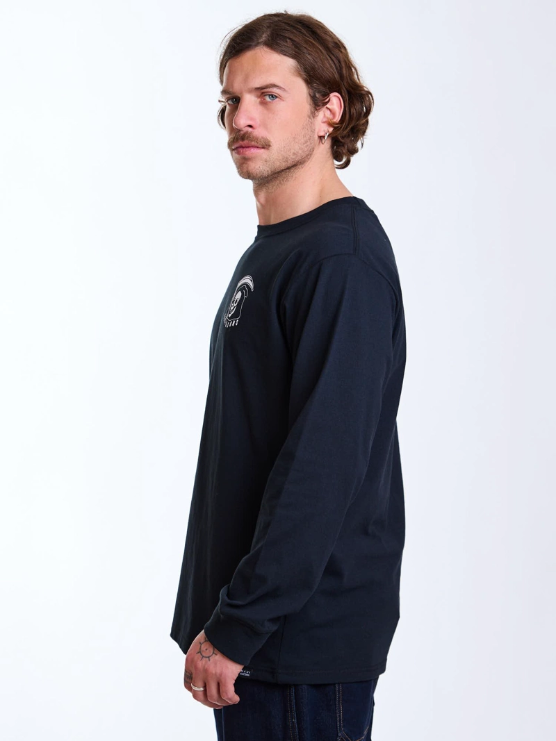 POLERA ML SPIRIT NEGRO HOMBRE MAUI AND SONS - 3
