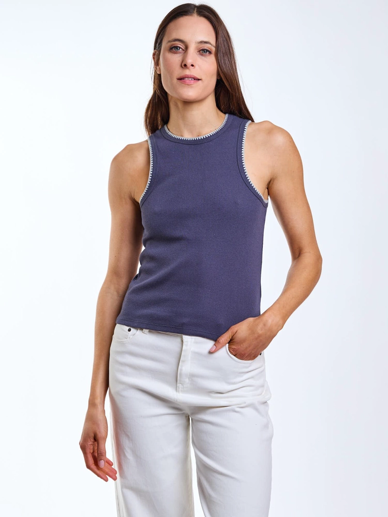 POLERA SM ZURI GRIS MUJER MAUI AND SONS - 1