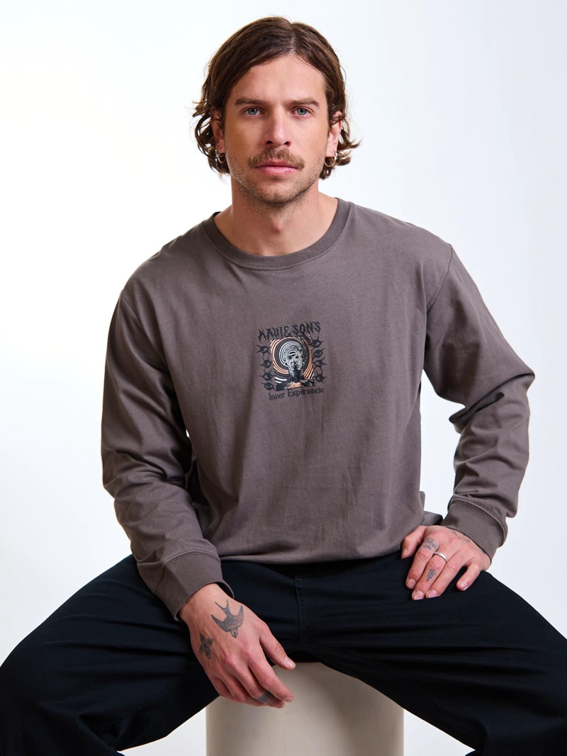 POLERA ML NOMAND CAFE  HOMBRE MAUI AND SONS - 7