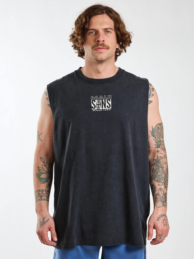 POLERA SM OCEANIC NEGRO HOMBRE MAUI AND SONS - 1