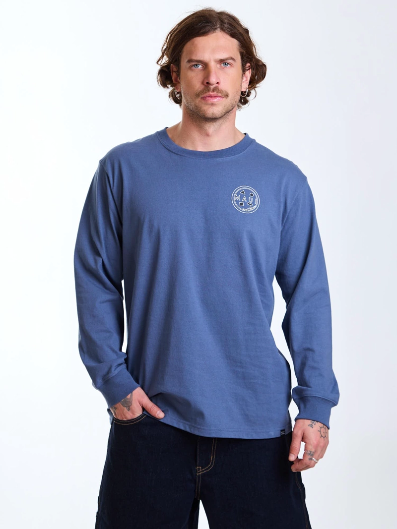 POLERA ML SANDY CELESTE HOMBRE MAUI AND SONS - 7