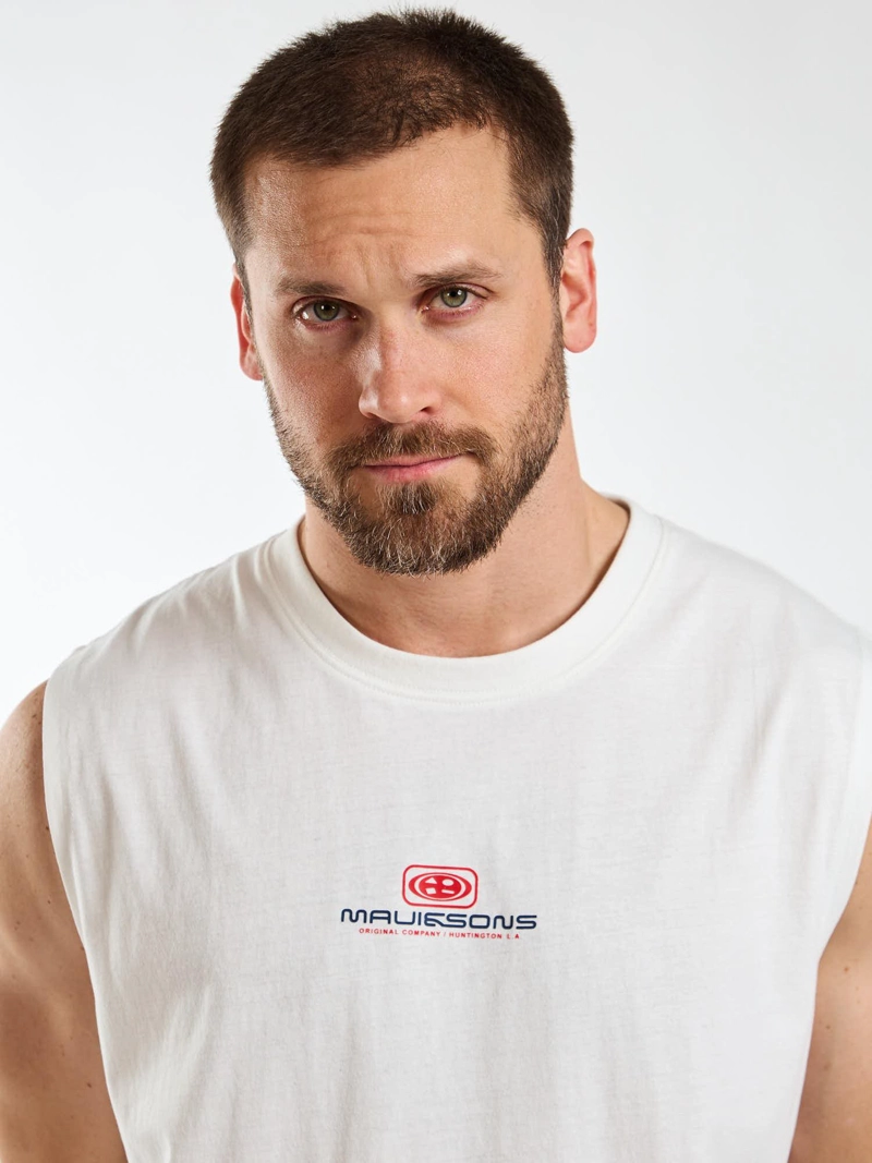POLERA SM BARREL BLANCO HOMBRE MAUI AND SONS - 4
