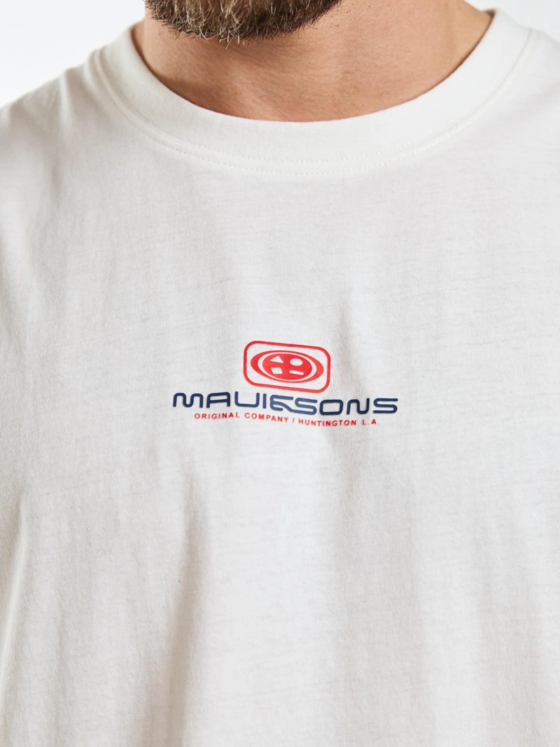 POLERA SM BARREL BLANCO HOMBRE MAUI AND SONS - 5