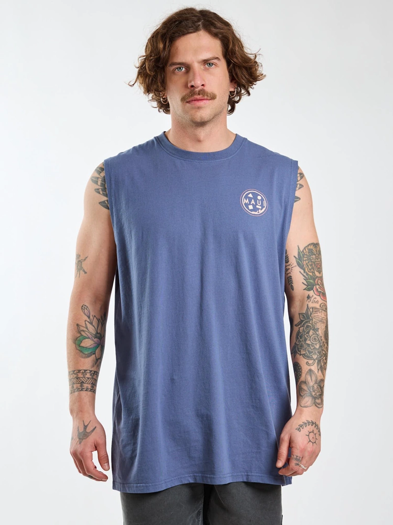 POLERA SM VOYAGER CELESTE HOMBRE MAUI AND SONS - 1