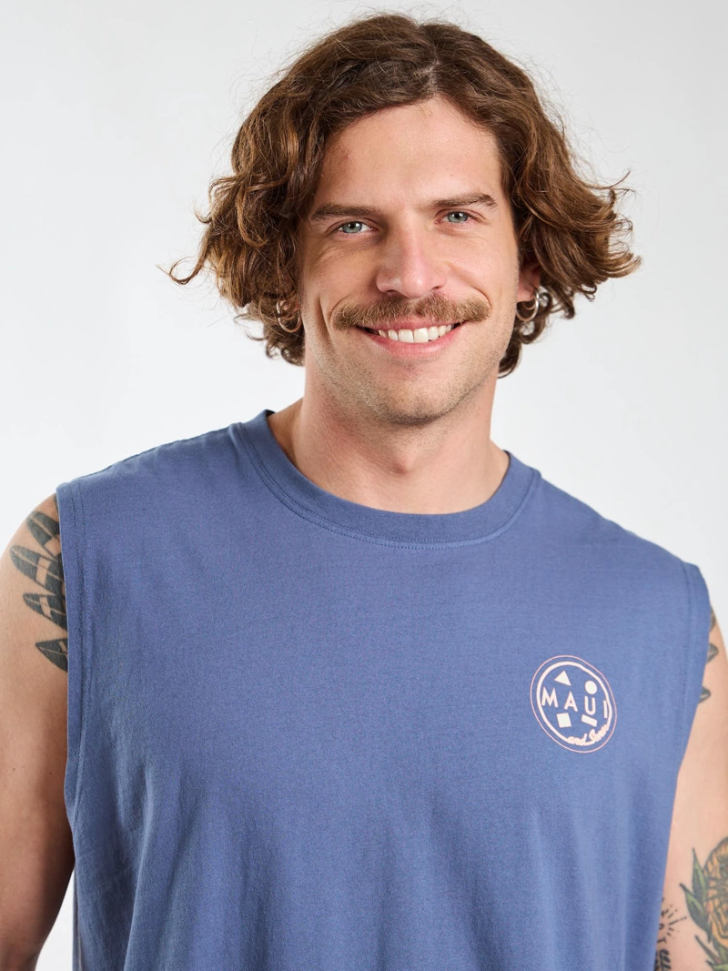 POLERA SM VOYAGER CELESTE HOMBRE MAUI AND SONS - 5