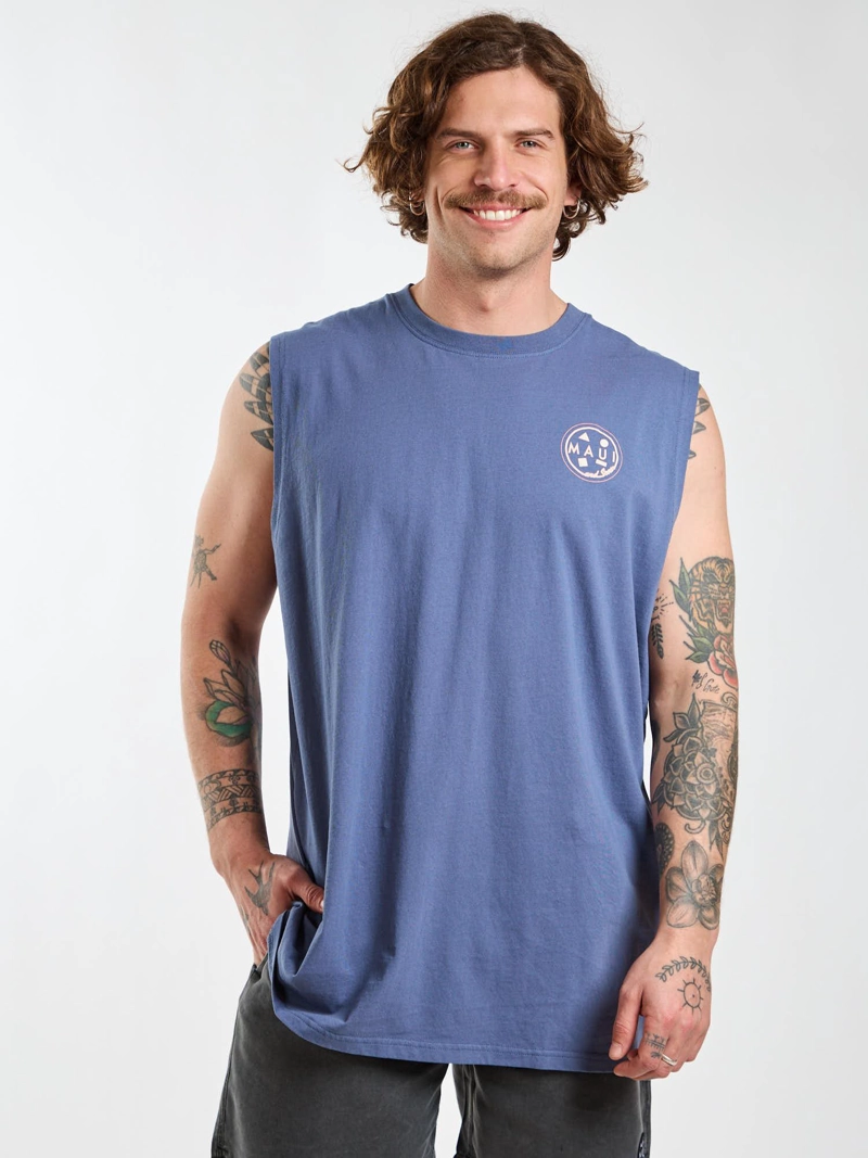 POLERA SM VOYAGER CELESTE HOMBRE MAUI AND SONS - 6