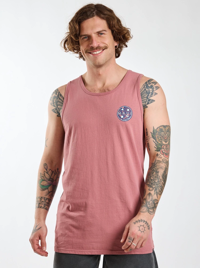 POLERA SM PARADISE ROSADO HOMBRE MAUI AND SONS - 1