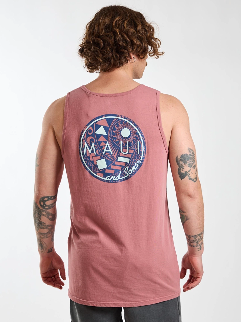 POLERA SM PARADISE ROSADO HOMBRE MAUI AND SONS - 2