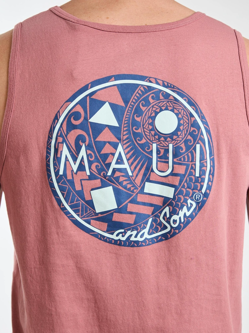 POLERA SM PARADISE ROSADO HOMBRE MAUI AND SONS - 4