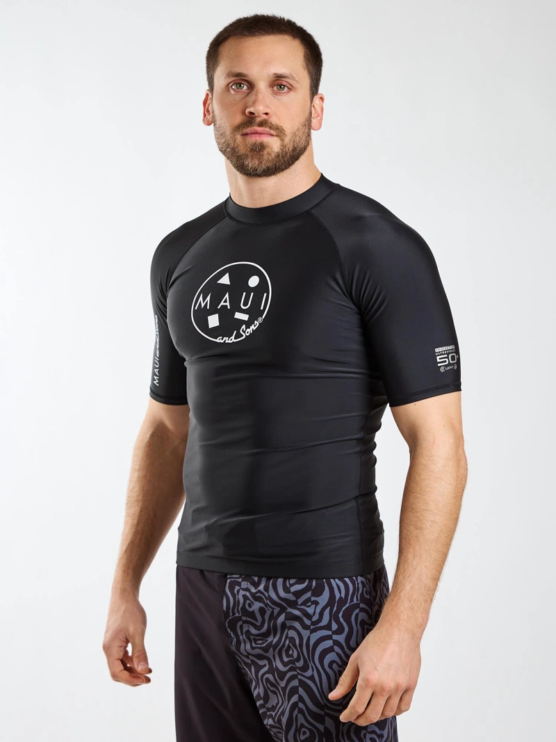 POLERA UVP SUMMER NEGRO HOMBRE MAUI AND SONS - 1