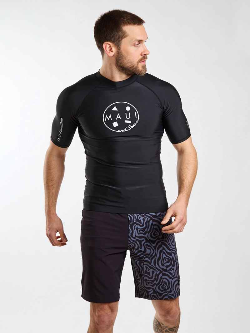 POLERA UVP SUMMER NEGRO HOMBRE MAUI AND SONS - 2