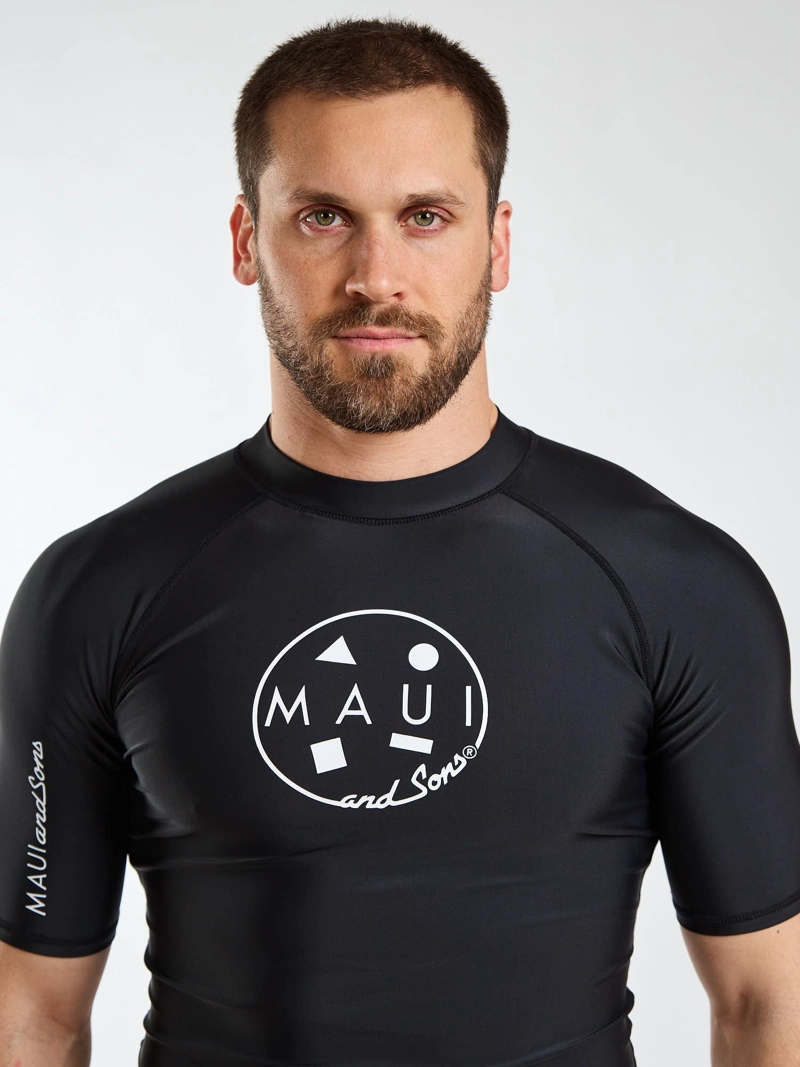 POLERA UVP SUMMER NEGRO HOMBRE MAUI AND SONS - 6