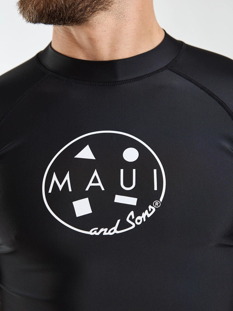 POLERA UVP SUMMER NEGRO HOMBRE MAUI AND SONS - 7