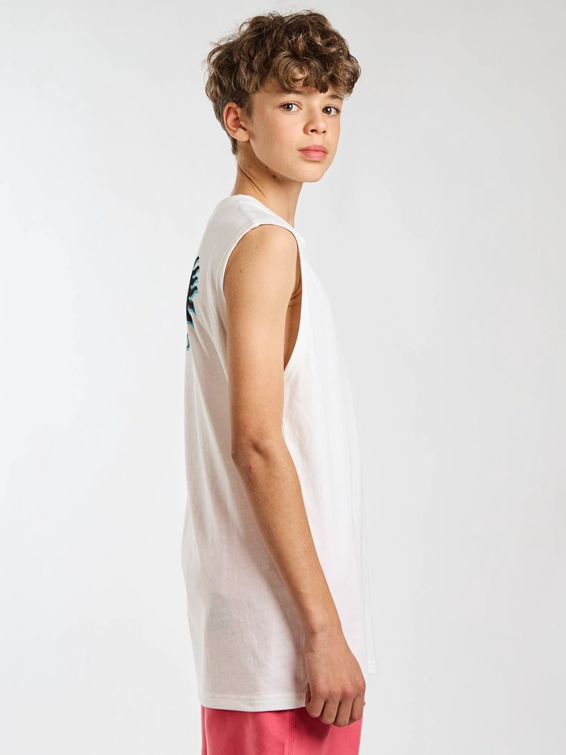 POLERA SM SHORELINE BLANCO INFANTIL MAUI AND SONS - 3