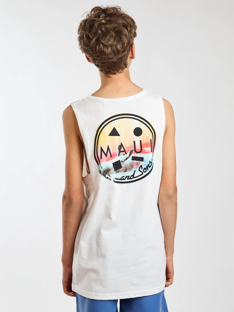 POLERA SM SEASIDE BLANCO INFANTIL MAUI AND SONS - 2