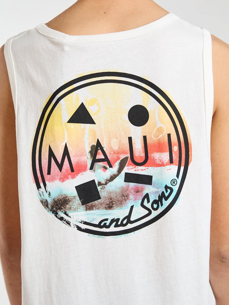 POLERA SM SEASIDE BLANCO INFANTIL MAUI AND SONS - 4