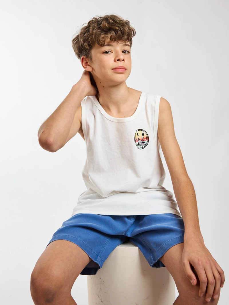POLERA SM SEASIDE BLANCO INFANTIL MAUI AND SONS - 8