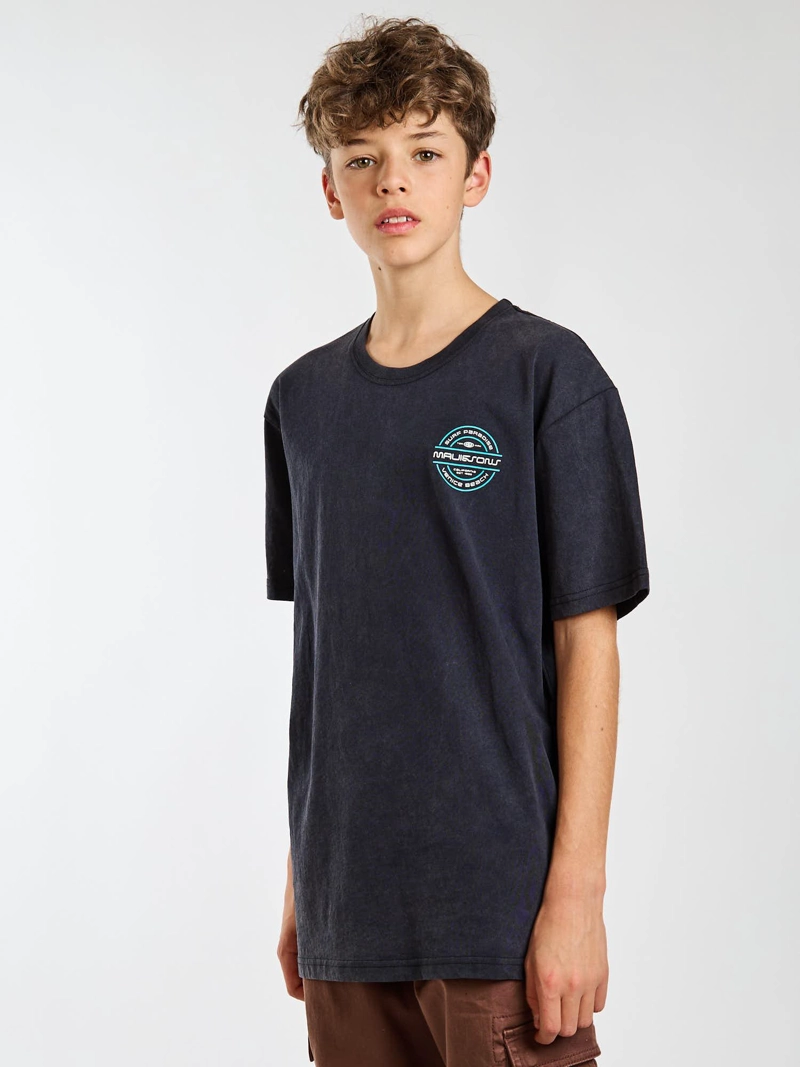 POLERA MC HORIZON NEGRO INFANTIL MAUI AND SONS - 1