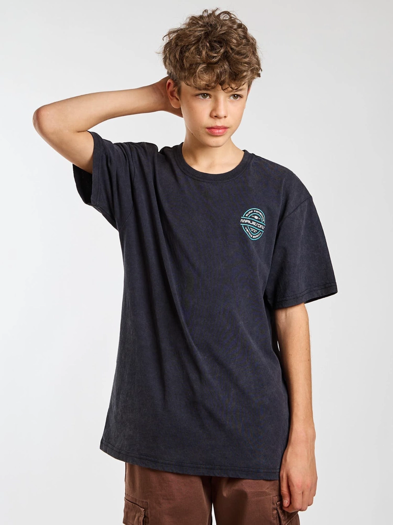 POLERA MC HORIZON NEGRO INFANTIL MAUI AND SONS - 7