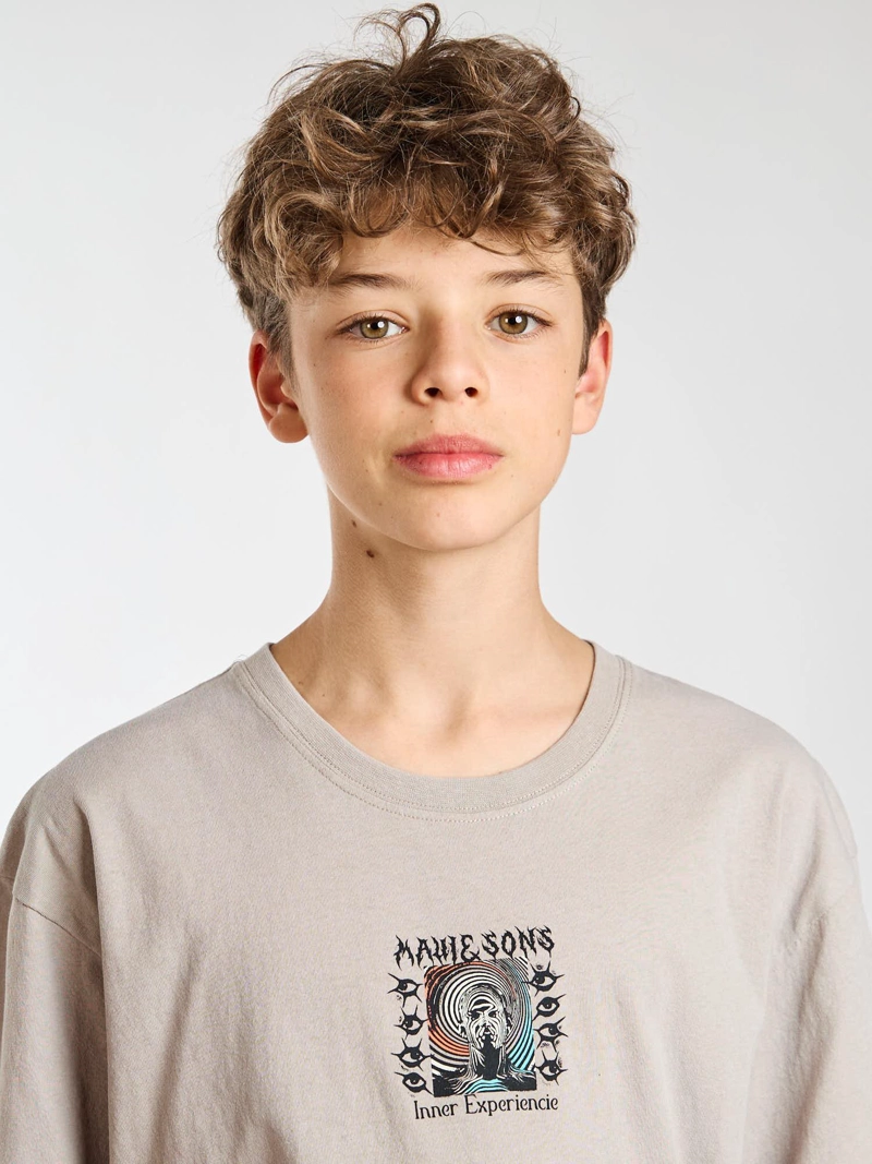 POLERA MC ENDLESS BEIGE INFANTIL MAUI AND SONS - 5