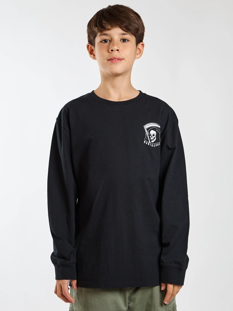 POLERA ML CALIFORNIA NEGRO INFANTIL MAUI AND SONS - 1
