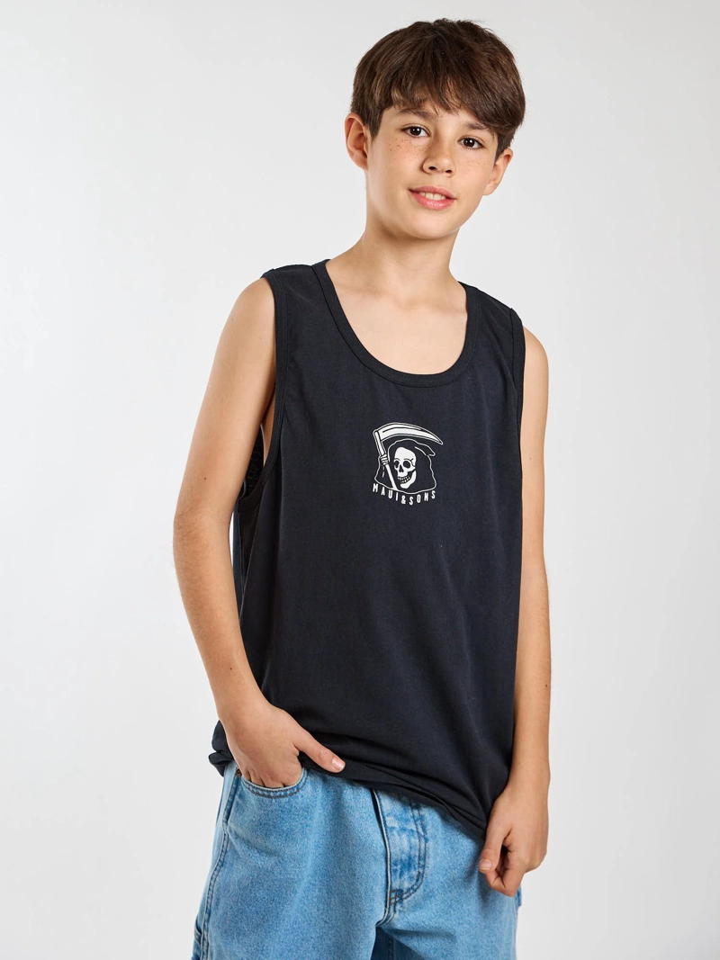 POLERA SM SURFSIDE NEGRO INFANTIL MAUI AND SONS - 6