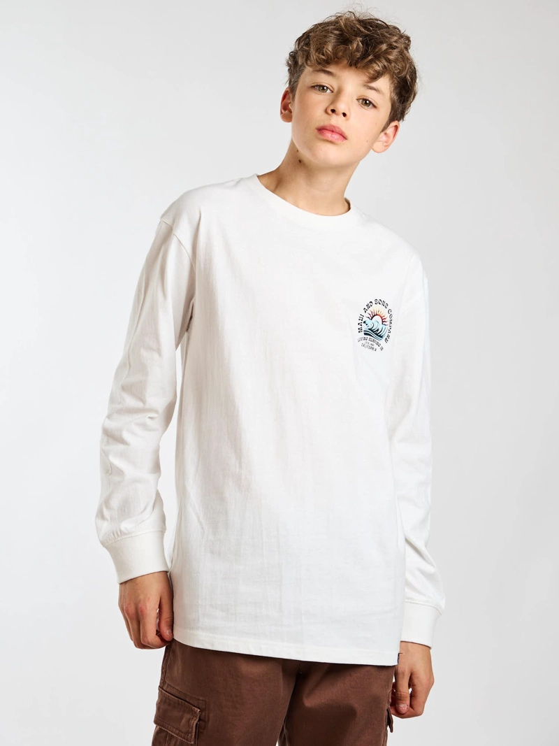 POLERA ML MALIBU BLANCO INFANTIL MAUI AND SONS - 1