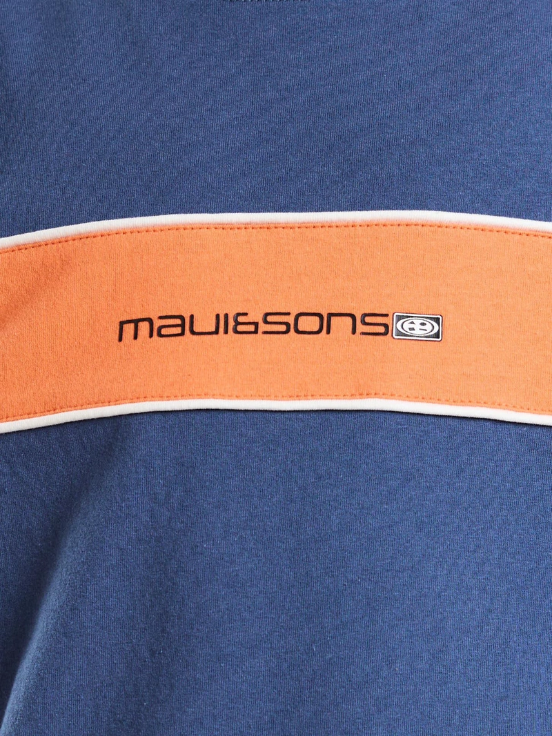 POLERA MC KALANI AZUL INFANTIL MAUI AND SONS - 5