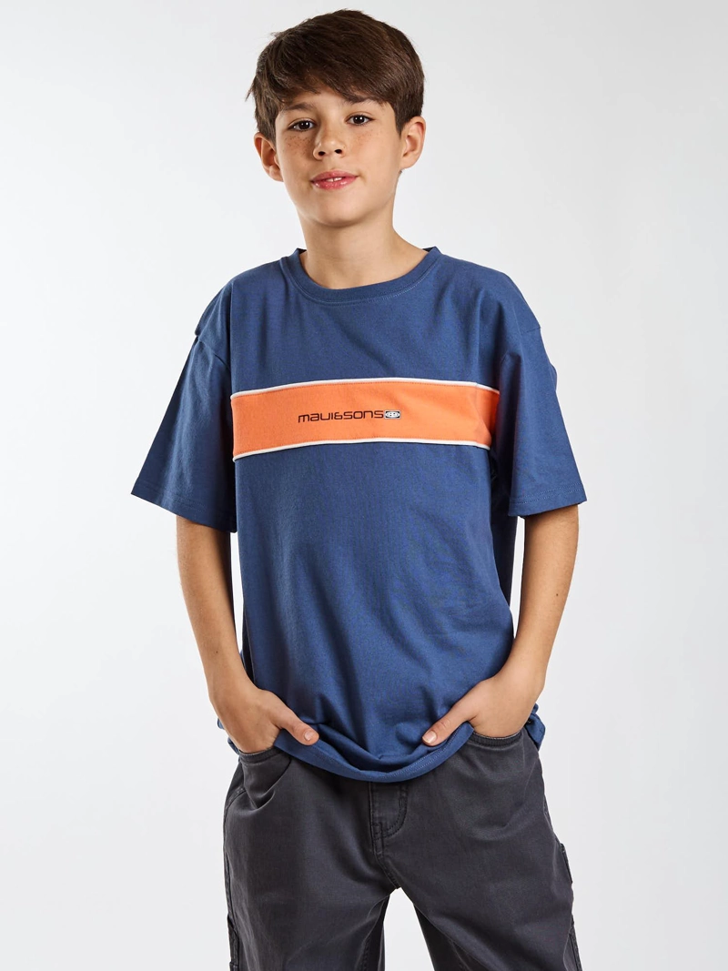POLERA MC KALANI AZUL INFANTIL MAUI AND SONS - 6